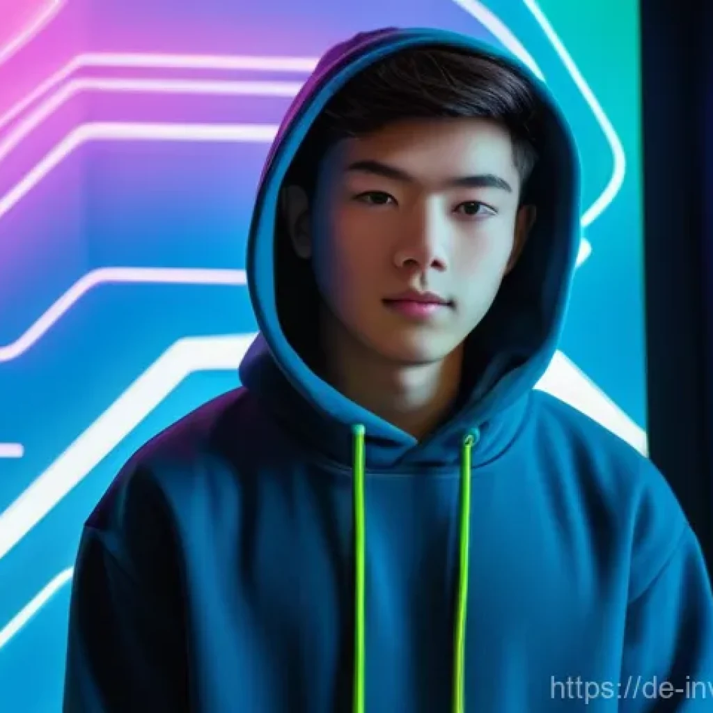 NFT 아트의 예술적 가치 vs 투자 가치 - **Prompt 1: Young Digital Artist in a Futuristic Studio**
A vibrant, medium shot of a young arti...