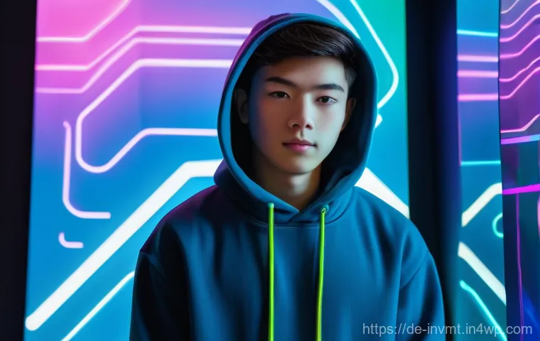 NFT 아트의 예술적 가치 vs 투자 가치 - **Prompt 1: Young Digital Artist in a Futuristic Studio**
A vibrant, medium shot of a young arti...